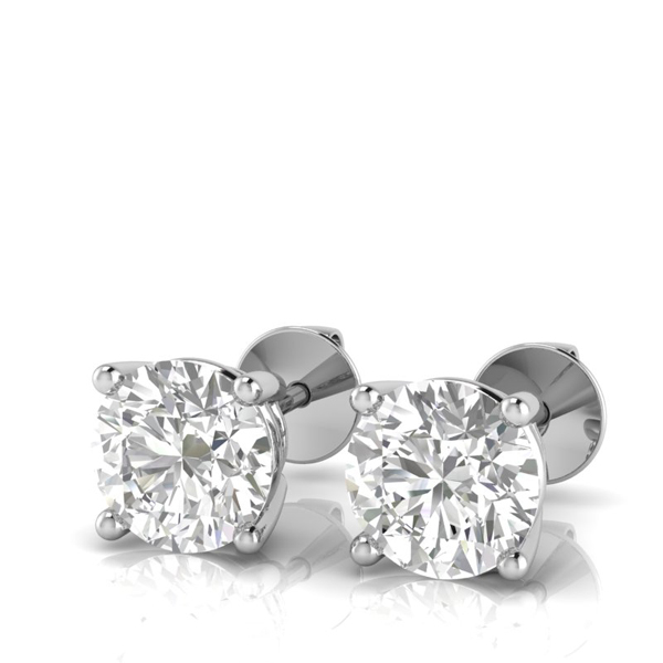 si1 diamond stud earrings