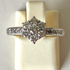 Vintage Pave Diamond Ring